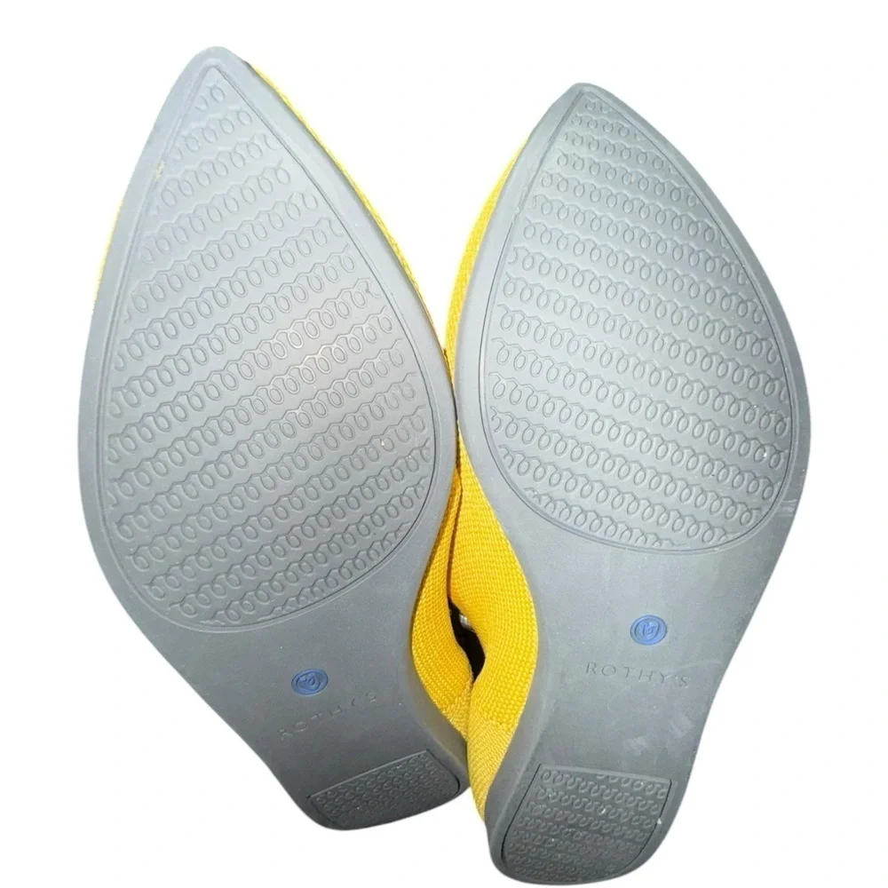 Rothy’s The Point Retired Marigold Yellow Flats Size 10